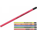 Fluorescent Pencil w/ Black Eraser (Spot Color)